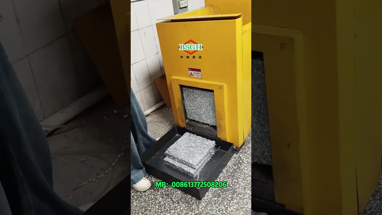 🔥 Metal Briquetting Press Machine | Turn Scrap Metal Chips into Dense Briquettes