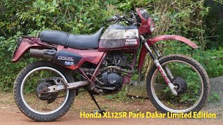 Honda XL125R Paris Dakar Motorcycle Full Restoration ( Limited Edition Motorcycle)