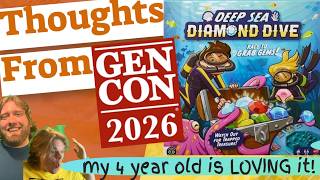 Deep Sea Diving Diamond Thoughts From Gen Con 2026 Review. Way more fun that it should be!