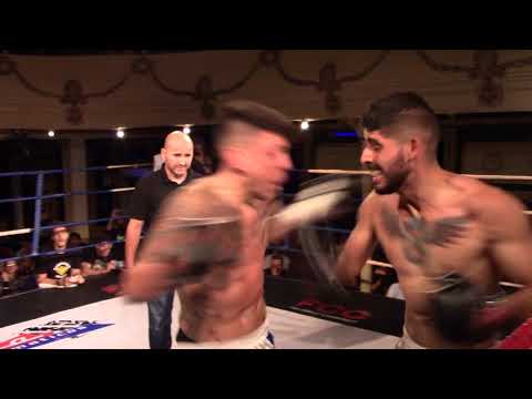 Jose Ruiz a Tabano romero kickboxing profesional