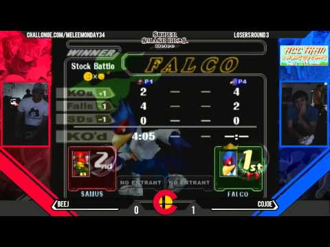 MM34 - Beej (Samus) Vs. COJoe (DK) LR3 - Melee