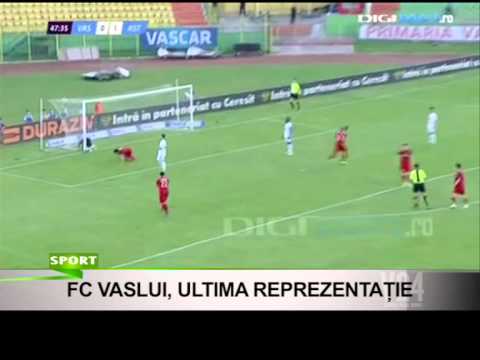 fc vaslui ultima reprezentatie
