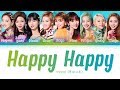 TWICE - Happy Happy (트와이스/トゥワイス - Happy Happy) [Color Coded Lyrics/Kan/Rom/Eng/가사]