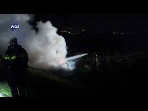 Auto uitgebrand in Maassluis