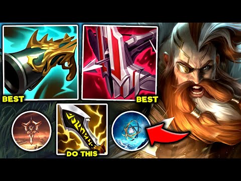 OLAF TOP NEW META BUILD IS BEYOND INCREDIBLE! (VERY STRONG) - S12 Olaf TOP Gameplay Guide