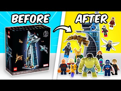 Ho costruito una torre gigante dei LEGO Avengers