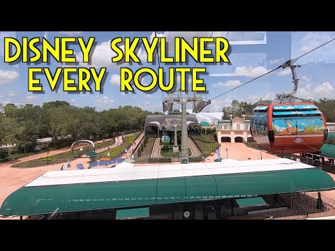 Walt Disney World Skyliner POV Ride 2020 Every Route On-Board Compilation | Walt Disney World