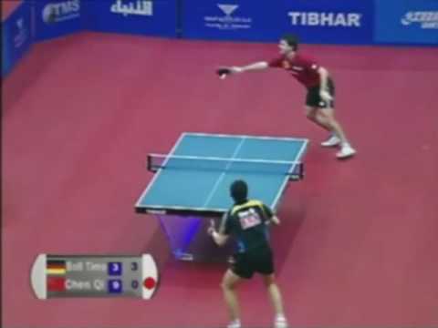 Timo Boll - Chen Qi Amazing Point !!