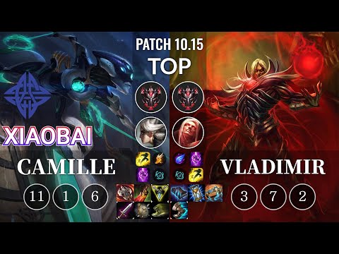 ES Xiaobai Camille vs Vladimir Top - KR Patch 10.15