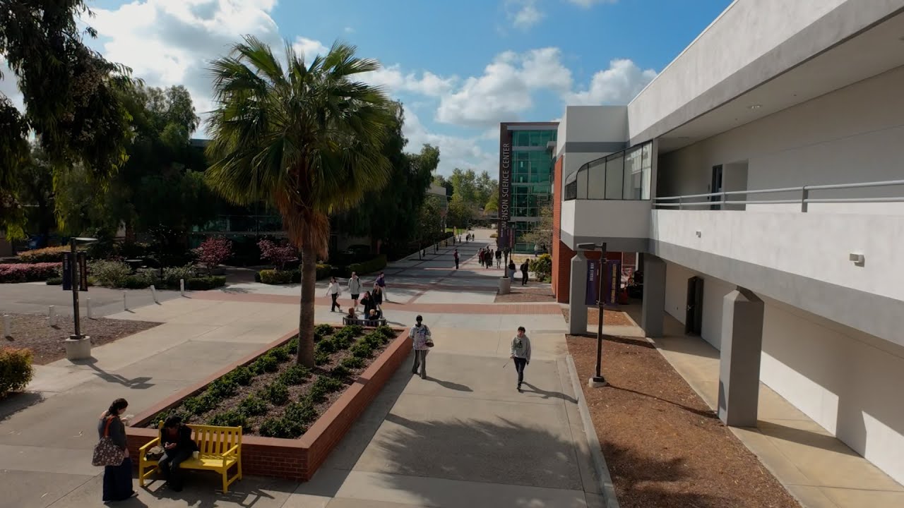 Fly through the California Lutheran University campus in Southern California