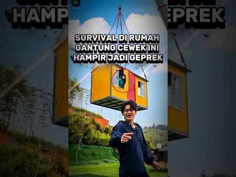 1 Jam Kabur, atau Rumahnya Jatuh! #ytshorts #fyp #tantangan #rumahgantung