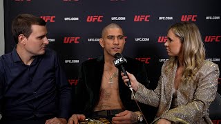 Alex Pereira UFC 300 Backstage Interview