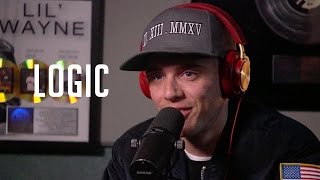 Hot 97 - Logic talks Being Too Nice, Putting Neil deGrasse Tyson on Album + Rubix Cube in Under a Minute!