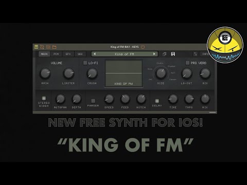 New FREE Synth for iOS !! - King Of FM from Audiokit!