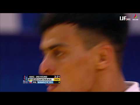 World Judo Championships 2018. [-66KG] ZANTARAIA Georgii (UKR) vs. WAWRZYCZEK Patryk (POL)