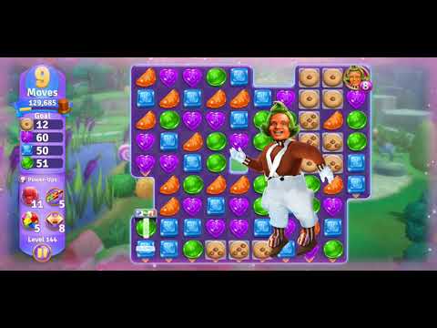 Willy Wonka's World of Candy - Level 144 Complete - No Hacks / No Boosters (Android/IOS)