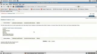 Accessing Oracle Database Vault