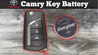 How To Change 2018 - 2022 Toyota Camry Remote Key Fob Battery - Remove & Replace Camry Key Batteries