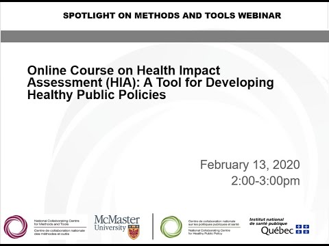 Health Impact Assessment: A Multifaceted Approach to Policy Making
