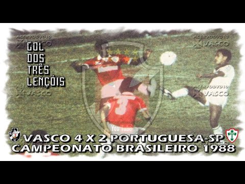 Vasco x Portuguesa-SP - Brasileiro 1988 "Homenagem ao Nosso Eterno Ídolo Roberto Dinamite"