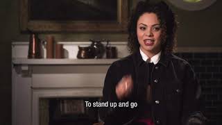 October Faction's Aurora Burghart on playing Viv Allen (twin of out & proud gay high schooler Geoff) video