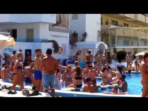 Ibiza Spanien - Jet Ibiza Poolparty Sommer 2015