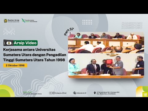 Kerjasama antara Universitas Sumatera Utara dengan Pengadilan Tinggi Sumatera Utara, 2 Oktober 1998