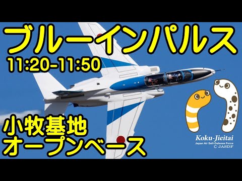 2023年 小牧基地オープンベース・小牧基地航空祭 ブルーインパルス YouTubeライブ配信アーカイブ 1 のサムネイル