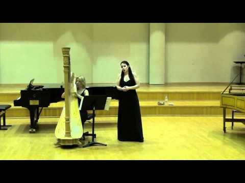 C. Debussy - 3 songs for harp and voice