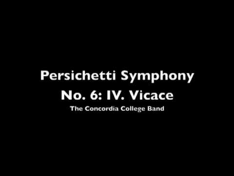 Persichetti Symphony No. 6: IV. Vivace
