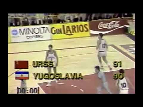 Nevjerovatan preokret Sovjeta u Madridu: Jugoslavija - SSSR 90:91