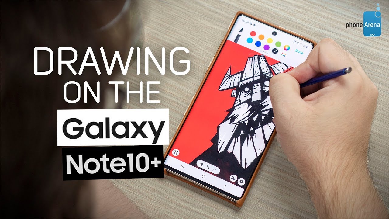 See a professional artist draw on the Galaxy Note 10+