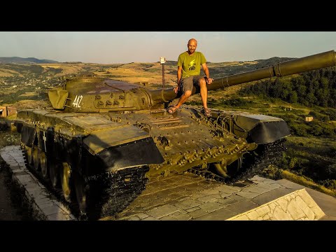 T-72 tank Nagorno Karabakh Shusha Capture Memorial by armenian soldiers