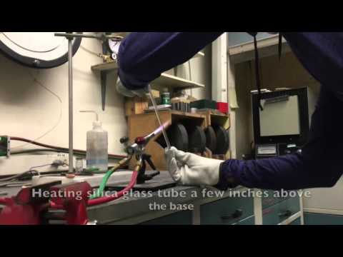 Necking a Silica Glass Tube, Part 1