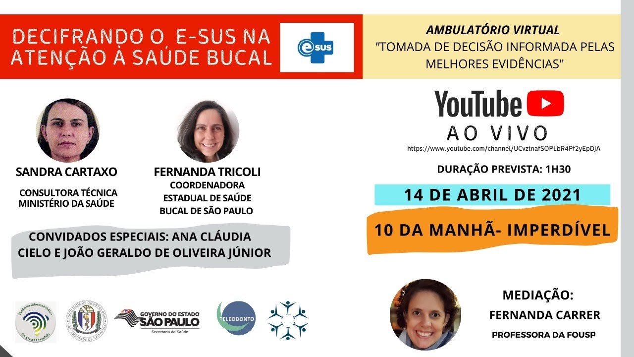 Acolhimento para coordenadores municipais: DECIFRANDO O  e-SUS NA ATENÇÃO À SAÚDE BUCAL