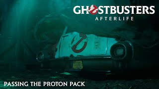 Video thumbnail for GHOSTBUSTERS: AFTERLIFE<br/>Vignette - Passing the Proton Pack
