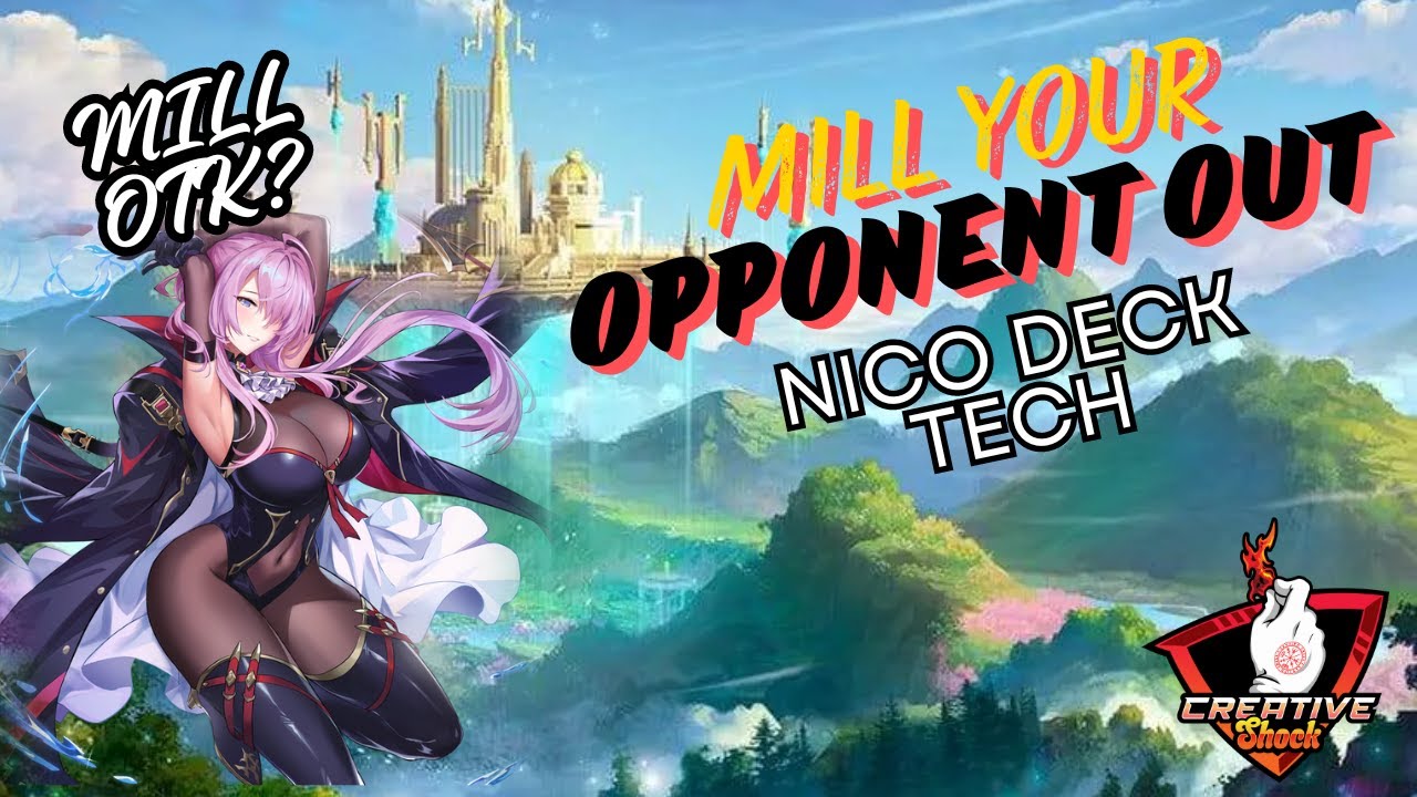 Creative Shock - Grand Archive Water Nico Deck Tech (Icebound, Icebound GG)