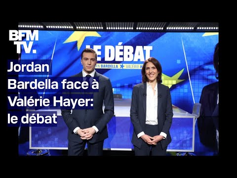 Européennes: le premier débat entre Jordan Bardella et Valérie Hayer en intégralité