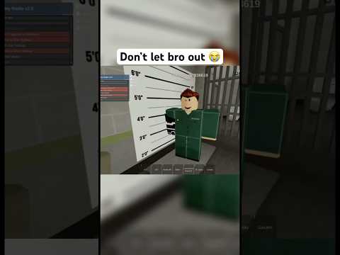 Roblox Prison game is actually WILD 😭
