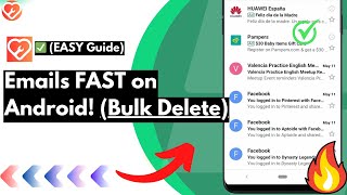 How to MASS DELETE Gmail on Android (Easy Trick!) | Bulk Deletion