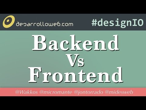 Qué es Front end y Backend servidores web y clientes