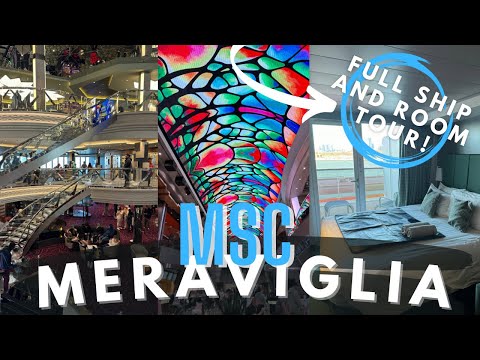 MSC Meraviglia Ship tour - STUNNING 🤩