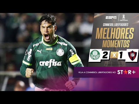 Gols e lances de Palmeiras x Cerro Porteño