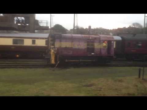 Class 08418 at Carnforth WCRC 09 12 13