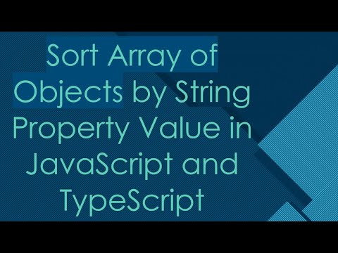 Javascript Sort Array Of Objects By Key