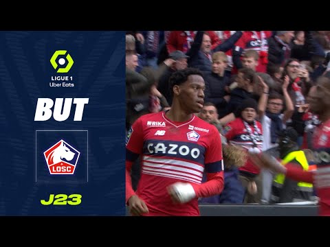 But Jonathan Christian DAVID (28' - LOSC) LOSC LILLE - RC STRASBOURG ALSACE (2-0) 22/23