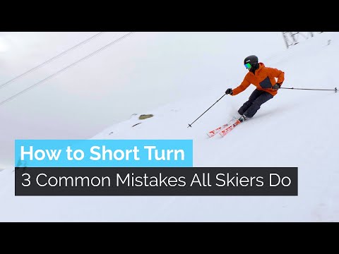 How to Short Turn | 3 Common Mistakes All Skiers Do thumbnail