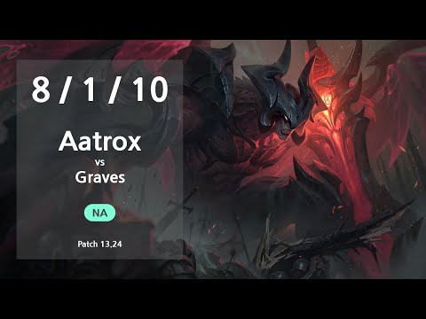 Aatrox Top vs Graves - NA Challenger Patch 13.24
