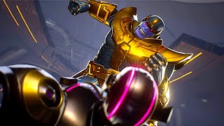 Mad Titan Thanos Destroys Ultron Sigma - Marvel vs Capcom Infinite