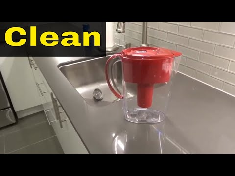 How To Clean A Brita Water Filter Pitcher-Tutorial